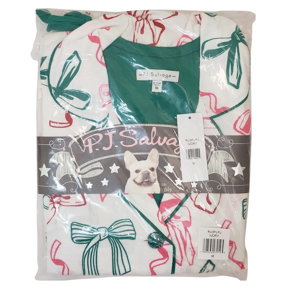 PJ Salvage Pajama Set Women Flannel NWT